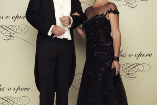 Herec Andy Kraus s manželkou
