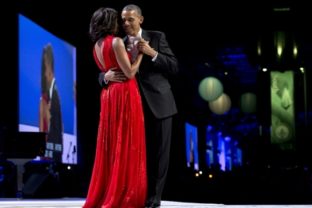 Michelle Obamová na inauguračnom plese