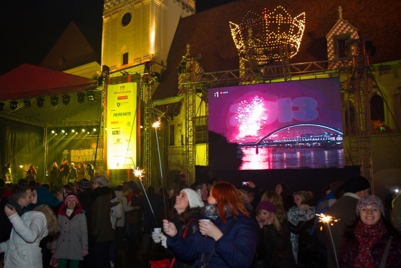 Silvester 2012 v Bratislave