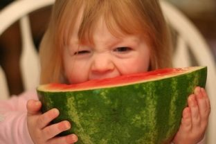 Dievča melón
