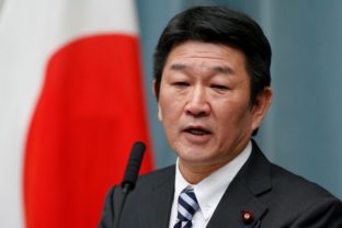 Japonsko minister obchodu Tošimitsu Motegi