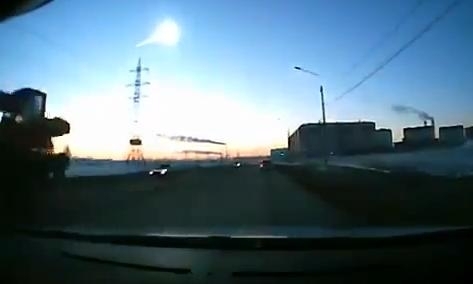 Na Urale vybuchol meteorit