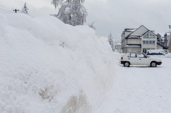 Sneh odrezal oravské obce od sveta