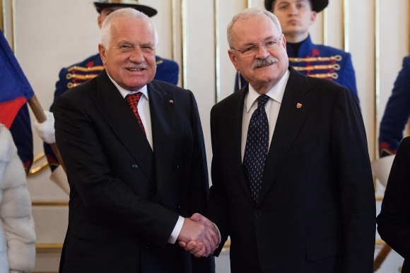 Václav Klaus na oficiálnej návšteve