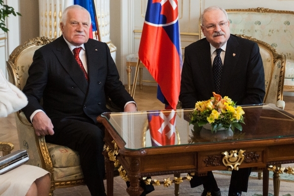 Václav Klaus na oficiálnej návšteve