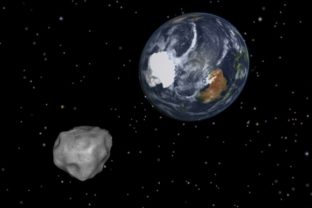 Zem minul veľký asteroid