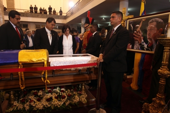 Pohreb Huga Cháveza