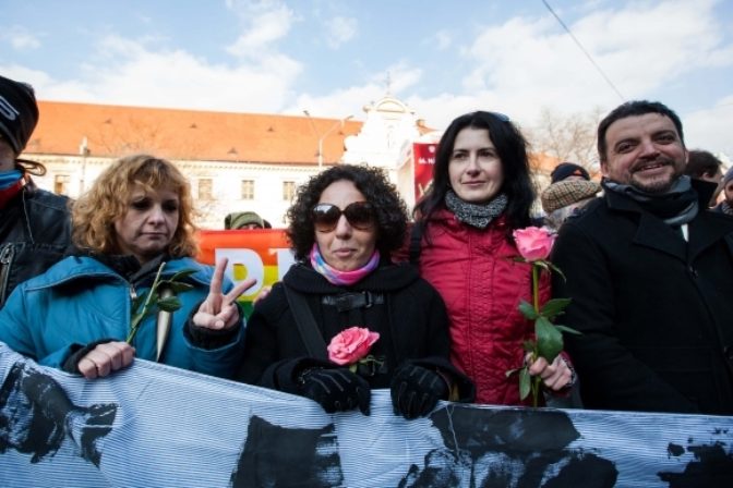 V Bratislave pochodovali prívrženci Slovenského št