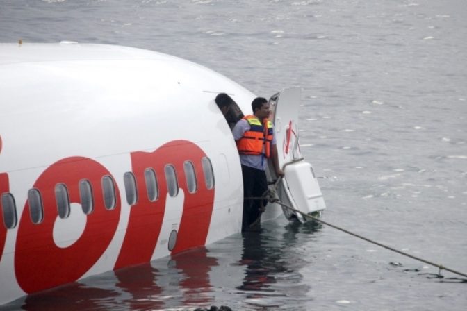 Havária lietadla na Bali