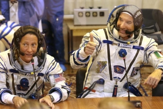 Astronauti na ISS