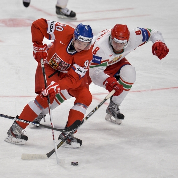 Česi sa na MS v hokeji potrápili s Bielorusmi