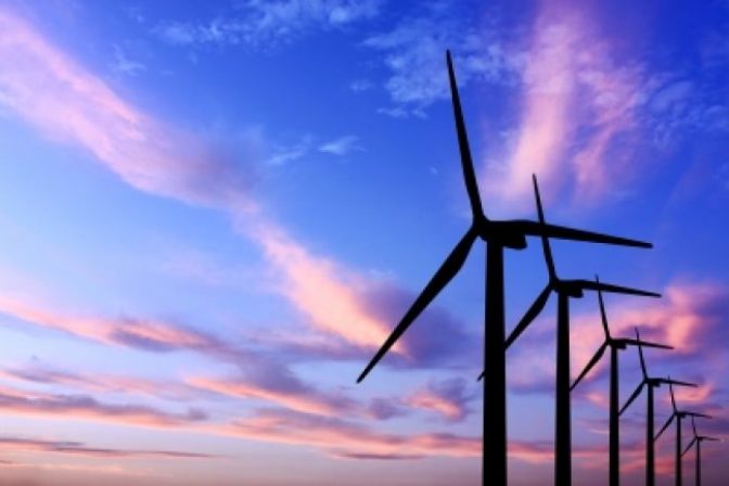 Veterné turbíny elektrárne vietor