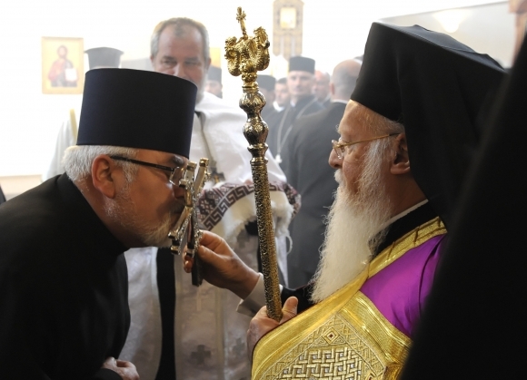 Konštantinopolský arcibiskup Bartolomej I. prišiel