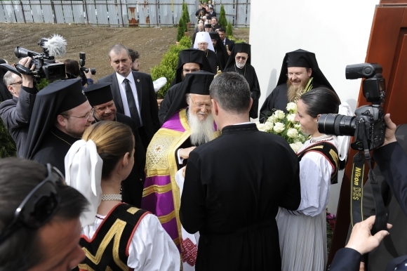 Konštantinopolský arcibiskup Bartolomej I. prišiel