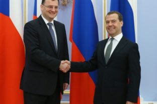 Petr Nečas, Dmitrij Medvedev