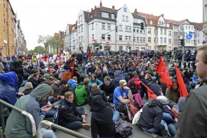 Prvomájové protesty v Nemecku