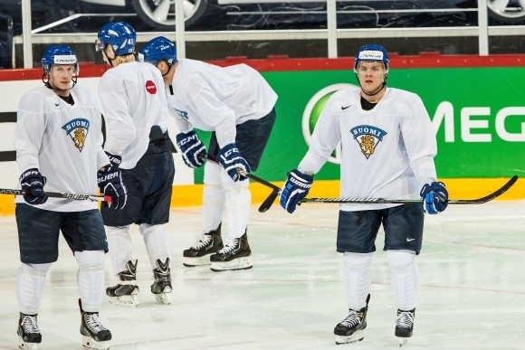 Tréning Fínskych hokejistov