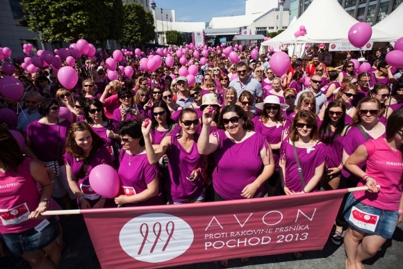 5. ročník Avon pochodu proti rakovine prsníka