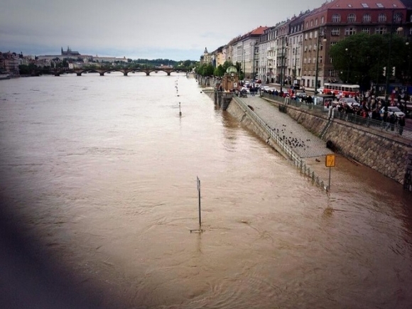 Česko ničia povodne