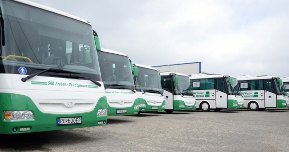 Nové autobusy SAD Prešov