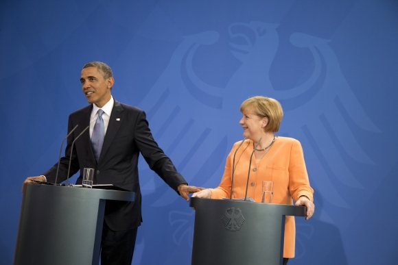 Obamova návšteva v Nemecka