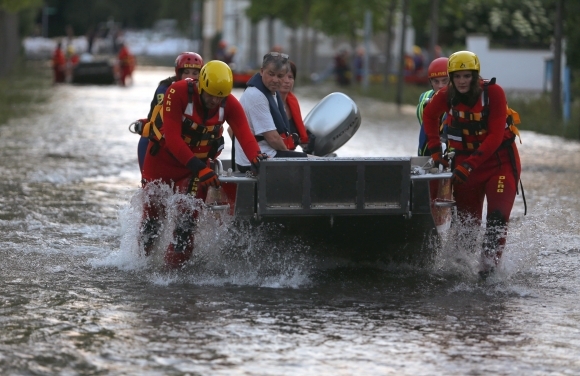 Povodne v Magdeburgu