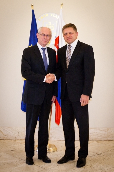 Robert Fico a Herman Van Rompuy