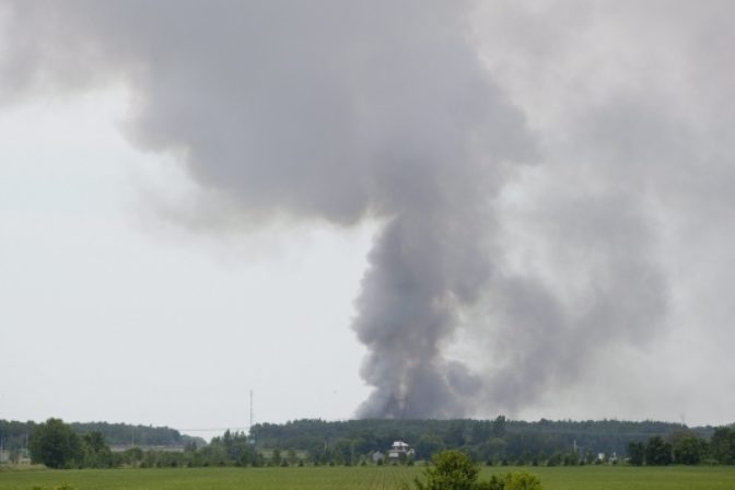 V Kanade vybuchol sklad s pyrotechnikou