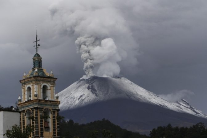 Popokatépetl ožila