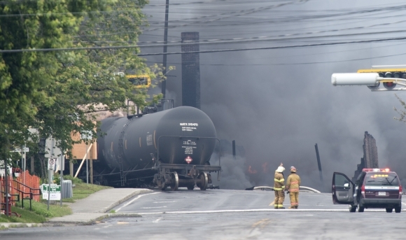 V Kanade vybuchol nákladný vlak