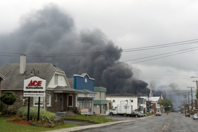 V Kanade vybuchol nákladný vlak