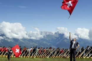 Festival v hre na alphorn