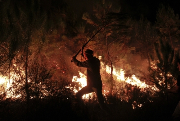 Portugalské lesy zachvátili plamene