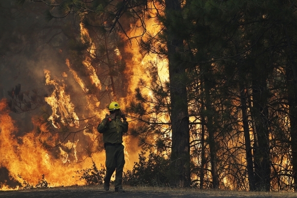 Požiar v Sierra Nevade