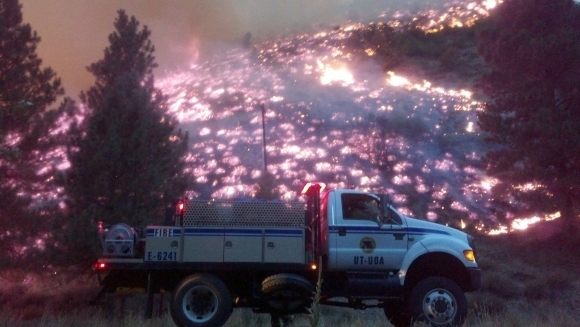 Požiar v štáte Idaho