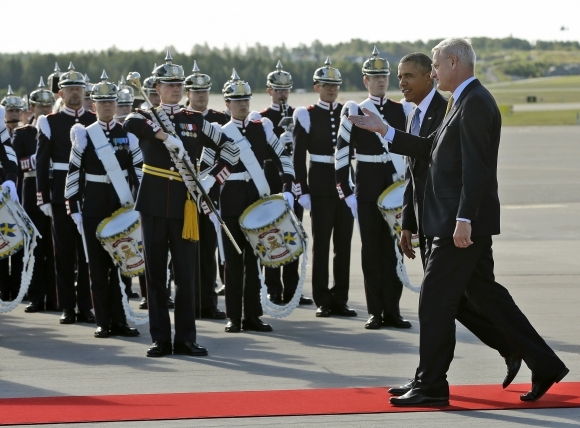 Barack Obama na návšteve vo Švédsku
