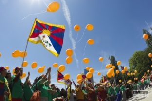 Demonštrácia za Tibet v Ženeve