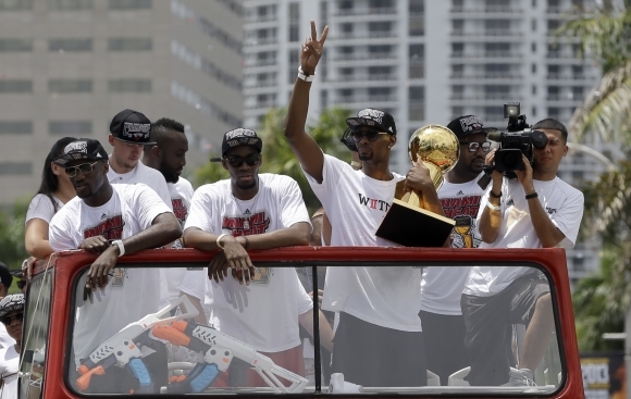 Miami Heat oslávili majstrovský titul