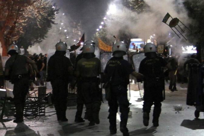 Nepokoje v Grécku