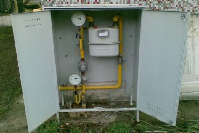 Plyn domácnosti plynomer