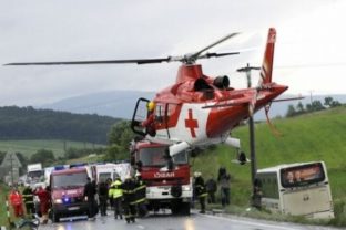 Vrtulnik nehoda helikoptera autobus