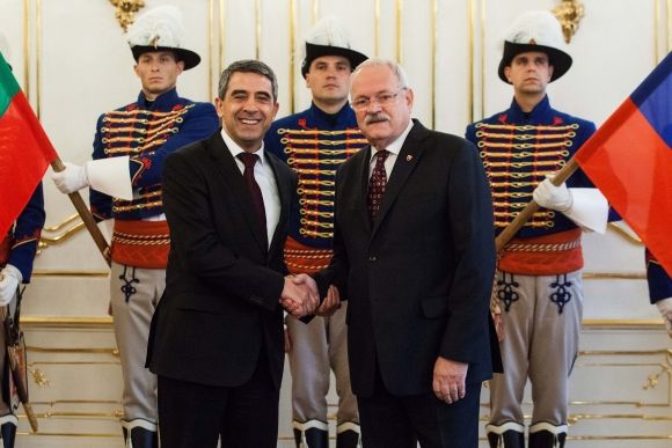 Bulharský prezident na Slovensku