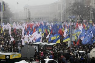 Demonštrácia na Ukrajine