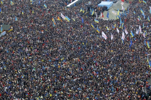 Ďalší masový protest v Kyjeve