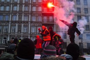 Protivládne protesty na Ukrajine