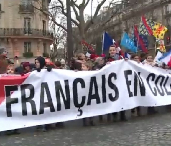 Francúz, protest