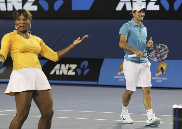 Serena, roger federer