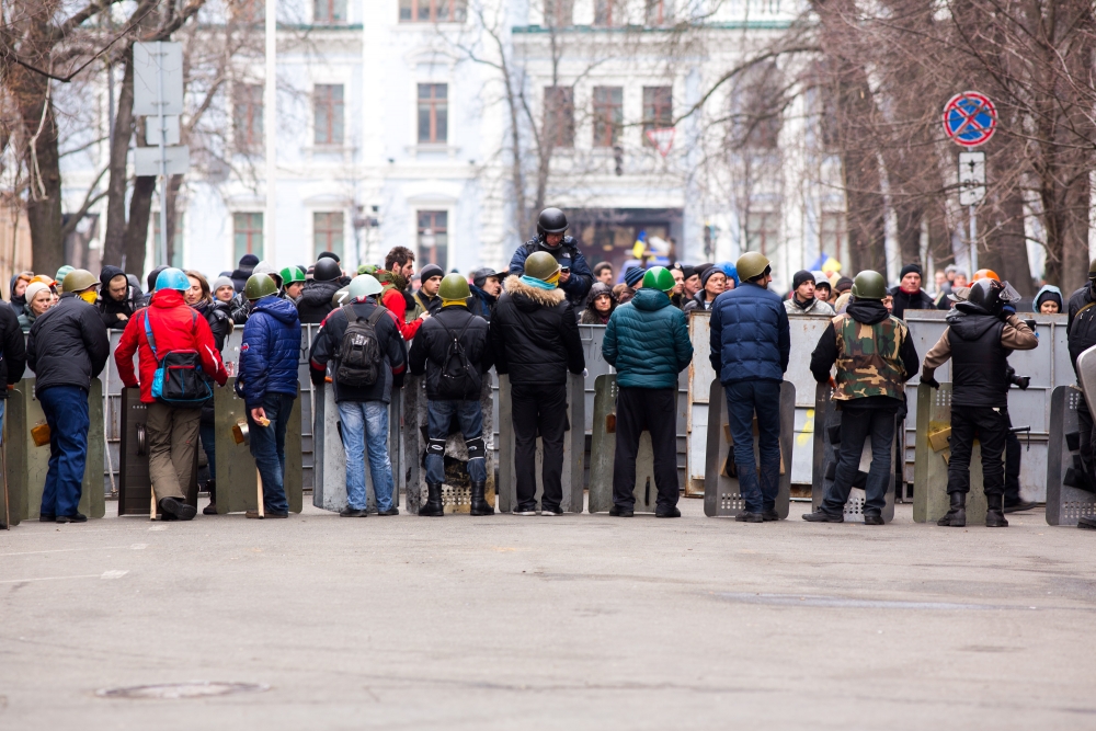 Nepokoje v Kyjeve objektívom slovenského fotografa