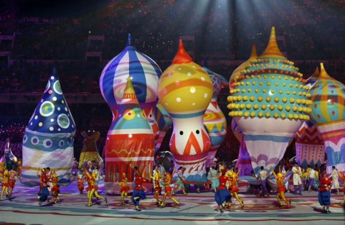 Otvárací ceremoniál zimných olympijských hier v Soči