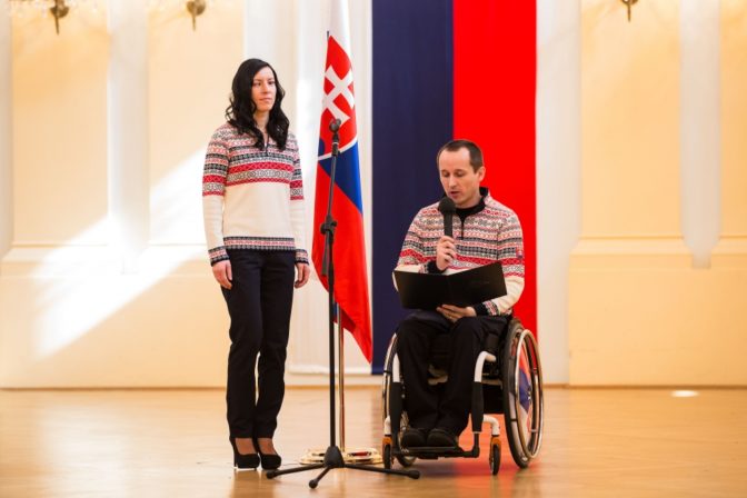 Slávnostný sľub členov výpravy SR na zimné paralympijské hry